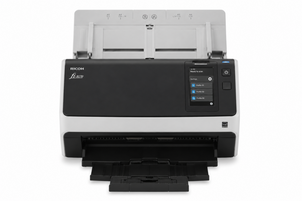 Scanner Ricoh Fi-8170 para digitalização corporativa