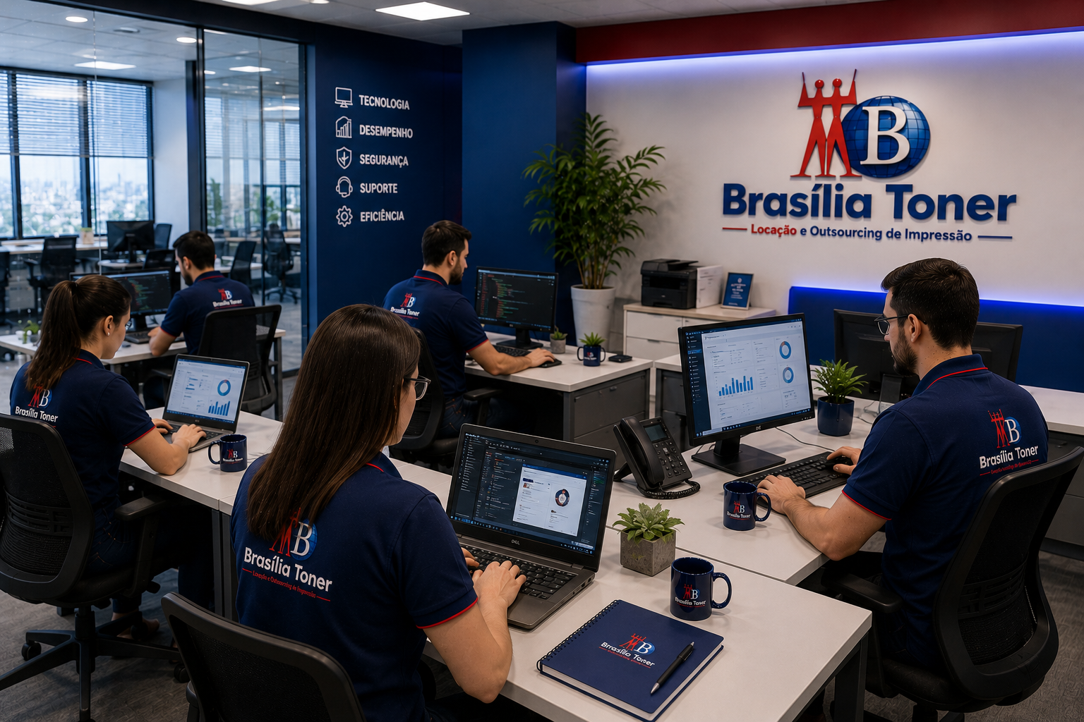 Projeto de outsourcing de workstation com desktops e notebooks para empresas